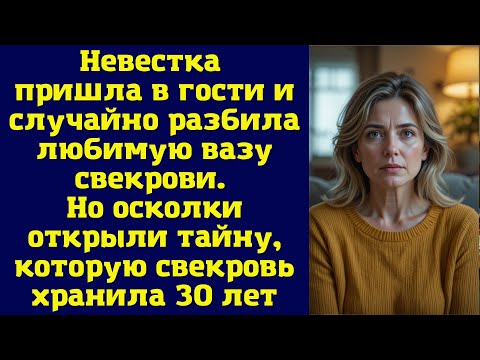Видео: Невестка пришла в гости и случайно разбила любимую вазу свекрови. Но осколки открыли тайну, которую