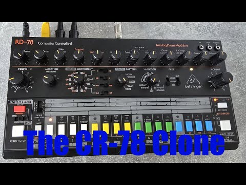 Видео: Первый взгляд на Behringer RD-78 — клон CR-78 в 2025 году