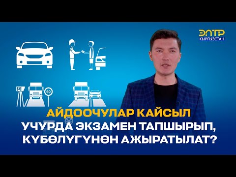 Видео: АЙДООЧУЛАР КАЙСЫЛ УЧУРДА ЭКЗАМЕН ТАПШЫРЫП, КҮБӨЛҮГҮНӨН АЖЫРАТЫЛАТ?