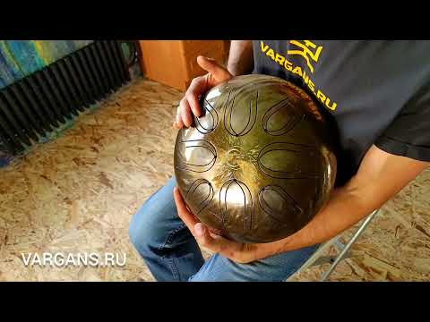 Видео: Аккордовый глюкофон 1099 - Ля-мажор пентатоника, 432 Гц, 22 см - VARGANS