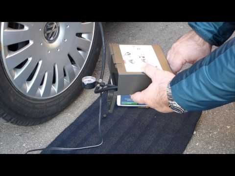 Видео: Оригинальный шинный компрессор VAG 8P0012615A австрийской фирмы VENTREX. Обзор и тестирование.