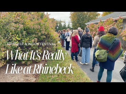 Видео: Каково это на самом деле в Райнбеке | Видеоблог фестиваля овец и шерсти в Нью-Йорке 2025 (день 1)