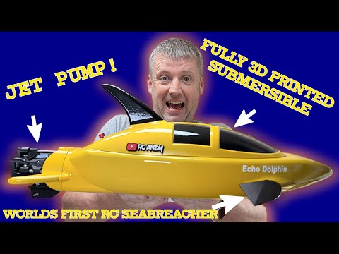 Видео: Постройка первого в мире радиоуправляемого Seabreacher, напечатанного на 3D-принтере! Радиоуправл...