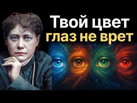 Видео: Блаватская раскрыла, что ЦВЕТ ГЛАЗ может РАСКРЫТЬ происхождение твоей ДУШИ