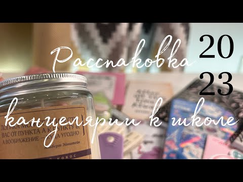 Видео: Распаковка канцелярии к школе/ распаковка канцелярии aliexpress и вайлдберис/ back to school 2023