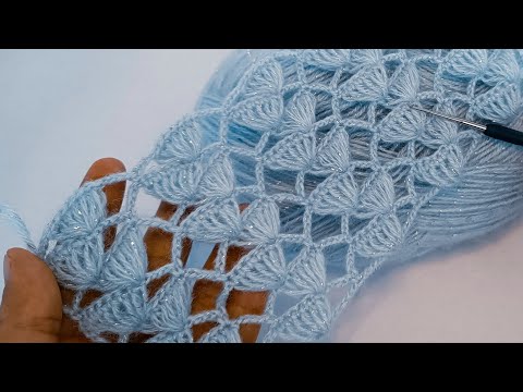 Видео: Новый дизайн! Как вы думаете, как должна называться эта схема вязания крючком?