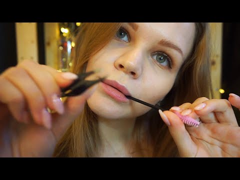 Видео: Асмр | Спули, Бровки , Полуразборчивый Шёпот | Asmr Spoolie | Personal Attention