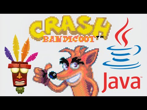 Видео: "Crash Bandicoot" (Java-игра) — 100% прохождение (без комментариев)