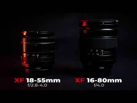 Видео: Fujifilm XF 16-80mm f/4 vs XF 18-55mm f/2.8-4.0 - сравнительный обзор