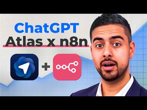 Видео: Браузер Atlas от ChatGPT + текстовый рабочий процесс n8n — это ЭЛИТА