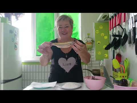 Видео: Ну очень крупная и очень вкусная Корюшка. 