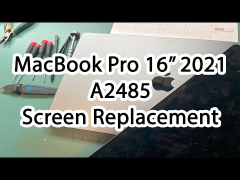 Видео: Руководство по замене экрана MacBook Pro M2 A2485 16 дюймов (2021)