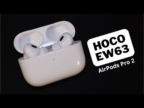 Видео: Огляд HOCO EW63 - Супер класні TWS навушники в дизайні а-ля AirPods Pro 2 🔥🔥🔥 + КОНКУРС