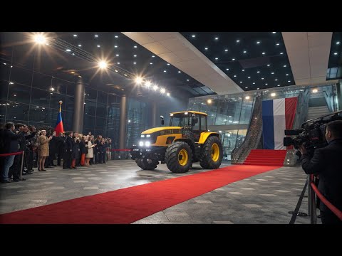 Видео: Кировец К-701 — легендарный трактор на церемонии в Москве! 🚜✨