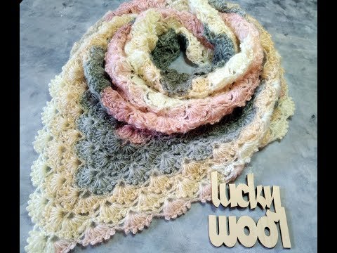 Видео: Новинка! Бактус "Снежинка" крючком.