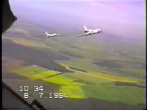 Видео: Ту 22 121 ТБАП уходим на восток,перегон за Волгу.avi