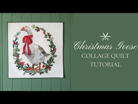 Видео: Мастер-класс по созданию коллажа «Рождественский гусь»