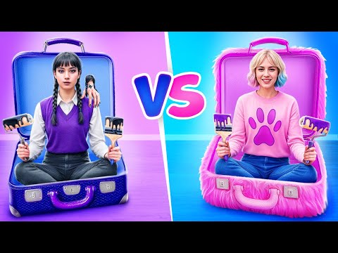 Видео: Черный против Розового: Строим домики одного цвета!