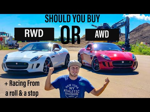 Видео: Jaguar F-Type R: какой привод выбрать: полный или задний?