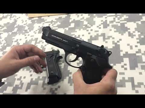 Видео: 1 часть Review Сравнение Full Auto Umarex Beretta M92 A1 vs Crosman PFAM9B 4.5mm CO2 BB Airguns