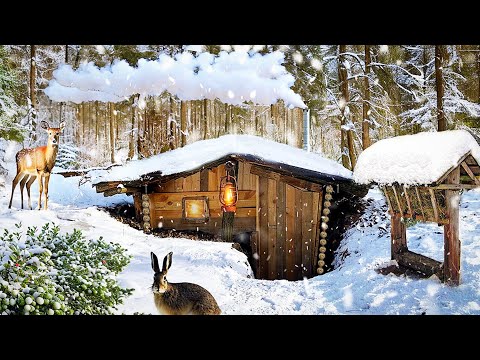 Видео: Строительство кормушки для животных возле секретной землянки