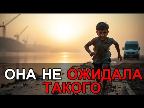 Видео: Грязный мальчик бежал за такси — то, что он крикнул, заставило женщину остановиться