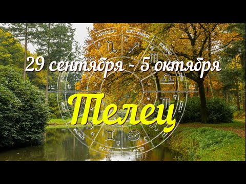 Видео: ТЕЛЕЦ ♉️Прогноз на неделю с 29 сентября по 5 октября .