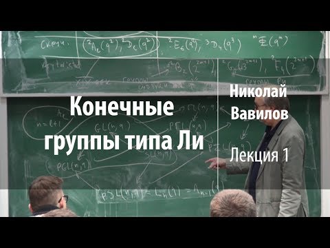 Видео: Лекция 1 | Конечные группы типа Ли | Николай Вавилов | Лекториум