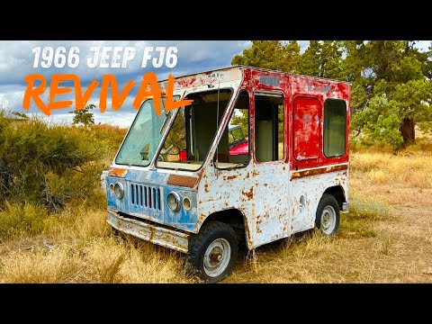 Видео: РЕДКИЙ ЗАБРОШЕННЫЙ ПОЧТОВЫЙ ГРУЗОВИК JEEP FJ6 4X4!! будет ли он ездить и ездить??? простоял 30 ле...
