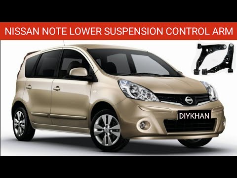 Видео: Замена нижнего рычага подвески Nissan Note. Нижние рычаги подвески Nissan.