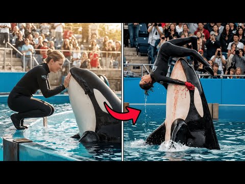 Видео: ЭТО СЛУЧИЛОСЬ В ПРЯМОМ ЭФИРЕ. Косатка РАЗОРВАЛ тренера Дон Браншо. Ужас, который видели ВСЕ.