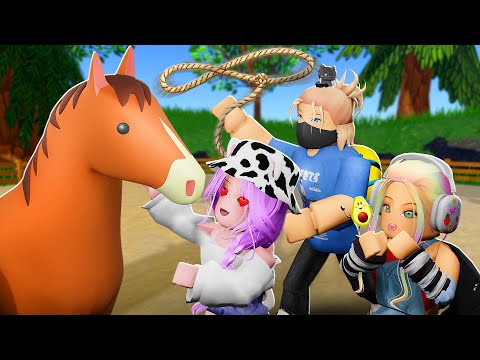 Видео: ЗАВЕЛА СЕБЕ ЛОШАДОК! Roblox Wild Horse Islands