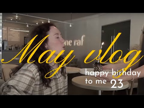 Видео: Мне 23! | День рождения, арт-терапия, подготовка к сессии, прогулки и шопинг | may vlog