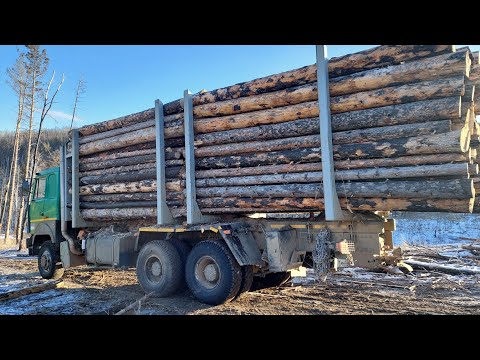 Видео: За дровами в чужой район (Рейс на Мазе)