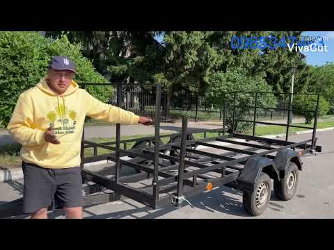 Видео: Платформа для перевезення вуликів.  Платформа для пчёл причіп для бджоли мій вуликовіз 0965347493