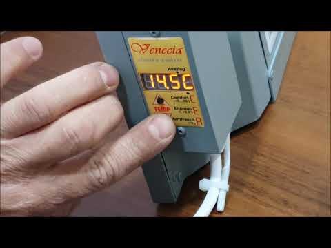 Видео: Настройка электронного терморегулятора обогревателя Венеция