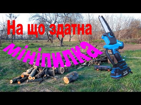 Видео: Мініпила акумуляторна, купив нову пилку