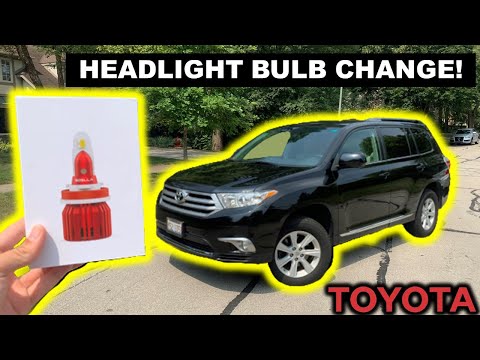 Видео: Как заменить лампу в фаре Toyota Highlander 2011–2013 годов | Обзор светодиодных фар Boslla