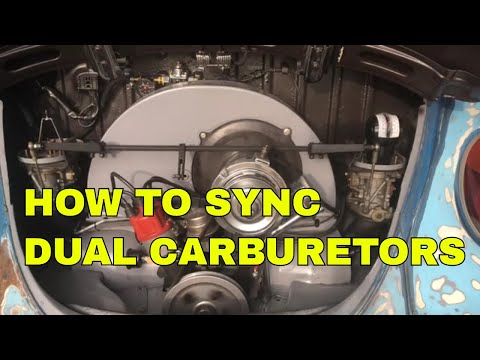 Видео: Как синхронизировать два карбюратора на классическом Volkswagen Beetle