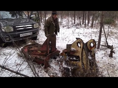 Видео: ЛЕБЁДКА РАБОТАЕТ НА ПРЕДЕЛЕ!!! ВЫДЕРАЕМ ИЗ ЗЕМЛИ ТОННЫ МЕТАЛЛА!!! ЗИМНИЙ МЕТАЛЛА КОП В СИБИРИ!!!!!