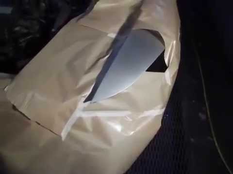 Видео: Локальная покраска крыла переходом.skoda a5