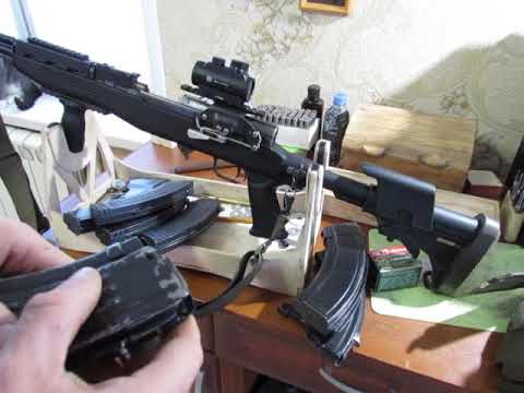 Видео: Адаптация магазинов АК для карабина СКС.