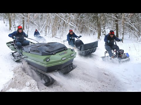 Видео: Битва МОТОСОБАК от 45 до 200 т.р. Тарантайки для зимней рыбалки!