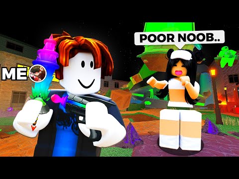 Видео: Играю в MM2 как нуб с самым дорогим оружием…