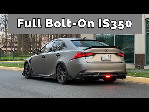 Видео: Lexus IS350 с полной установкой на болты | Коллекторы PPE + выхлопная система Joe Z + тюнинг M Force