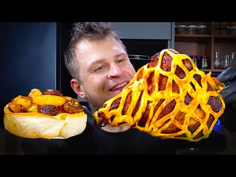 Видео: НОГА ЯГНЕНКА В ТЕСТЕ, ХРУСТЯЩАЯ КОРЗИНКА С ОВОЩАМИ, ASMR MUKBANG, АСМР МУКБАНГ, 먹방, 大食い, たべる, 谢尔盖