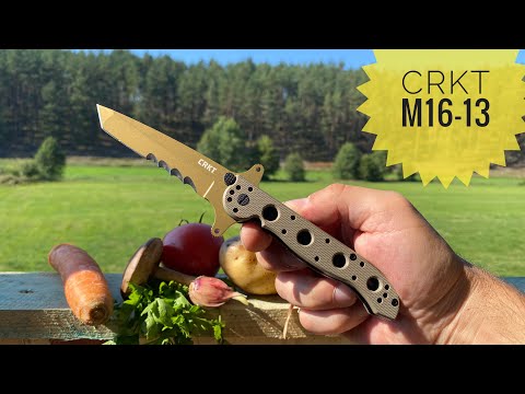 Видео: CRKT M16-13DSFG кухонный тест