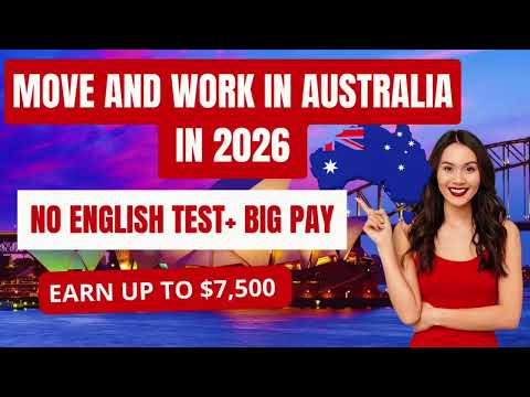 Видео: Региональная рабочая виза Work In Australia 2026 — без IELTS | Зарабатывайте 7500 долларов в меся...