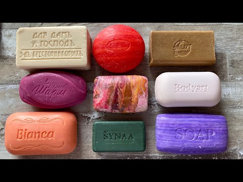 Видео: ASMR Soap cutting | Soap Carving|Резка мыла  | ASMR