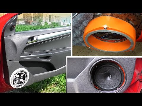 Видео: Про Подиумы в двери под Мидбас. 2х-Полоска. 3х-Полоска. Нашел грили. Автозвук.